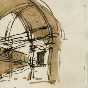 Drawing, Stage set