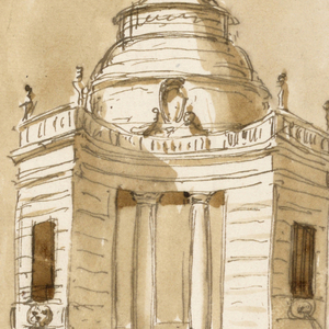 Drawing, Fountain
