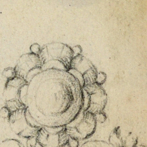 Drawing, Design for an earring, ca. 1780