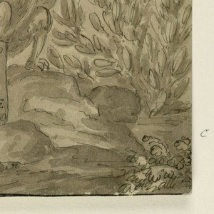 Drawing, Monument for Pedrosellini of Rome