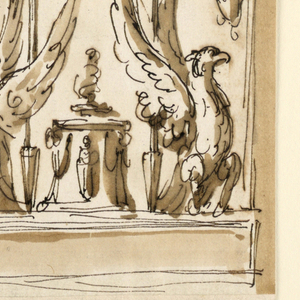 Drawing, Decoration of a panel