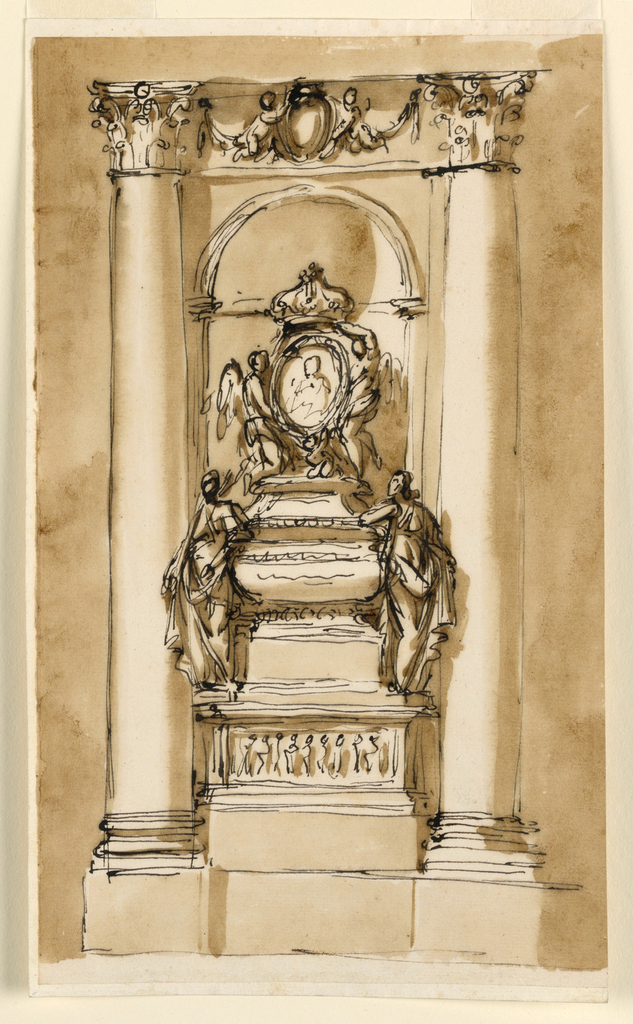 Drawing, Stuart Monument