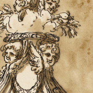 Drawing, Baptismal font