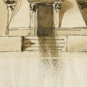 Drawing, Monument of King Louis XVI of France