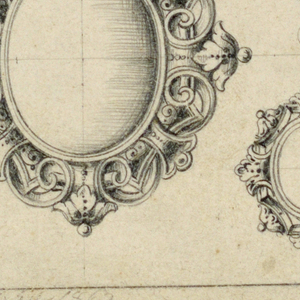 Drawing, Two Brooches and two Pendants, ca. 1863