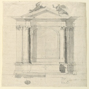 Drawing, Altar, 1775