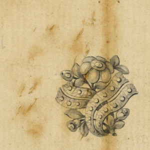 Drawing, Design for three brooches, ca. 1770
