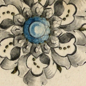 Drawing, Design for a brooch, ca. 1755