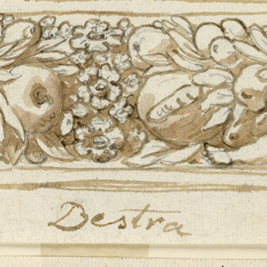 Drawing, Project for a Painted Frieze, 1775–1800
