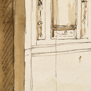 Drawing, Wall elevations and ajoining ceilings