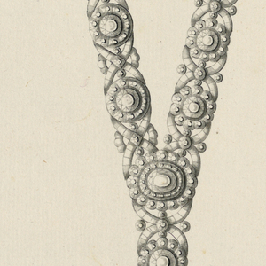Drawing, Design for a necklace, 1765–1885