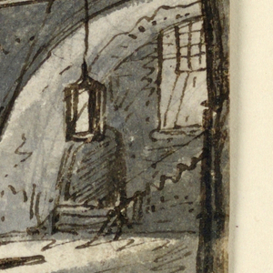 Drawing, Vaulted Cellar, early 19th century