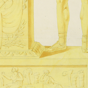 Drawing, Design for Clock, 1800–1825