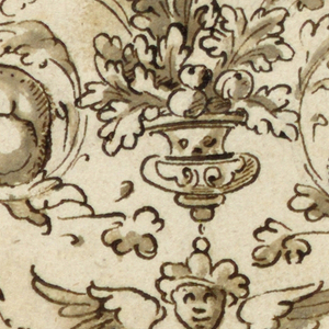 Drawing, Grotesque Panel, 1570–1600