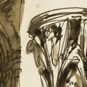 Drawing, Stage set