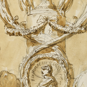 Drawing, Candlestick, ca. 1780