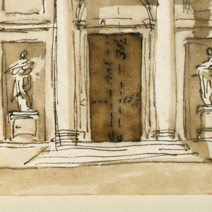 Drawing, Church, Monte Vergine