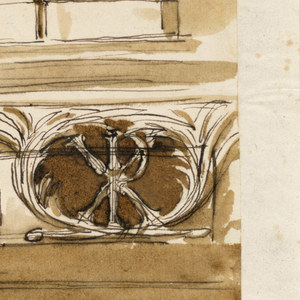 Drawing, Altar mensa