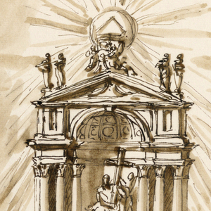 Drawing, Main altar