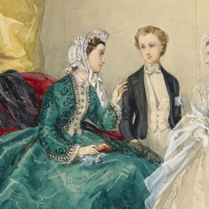 Drawing, Fashion Plate, ca. 1855