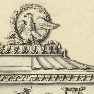 Drawing, Elevation of a box, 1780–1800