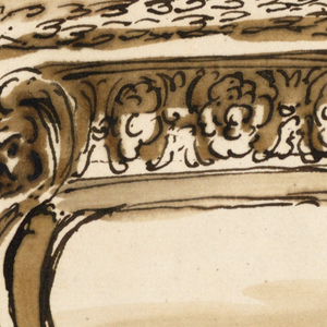 Drawing, Sarcophagus