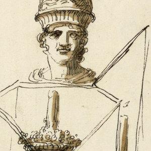 Drawing, Lighting fixtures and metal handles