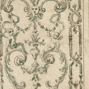 Drawing, Strapwork Design, ca. 1650