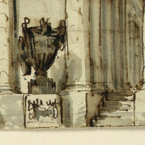 Drawing, Stage Design, Palace Interior, early 19th century