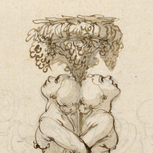 Drawing, Design for a Candlestick, 1840–65