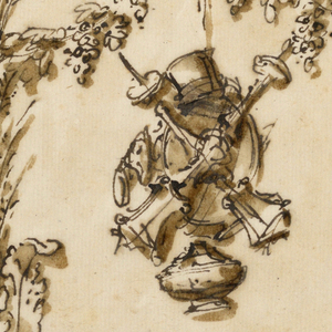 Drawing, Embroidered frontal
