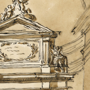 Drawing, Main altar
