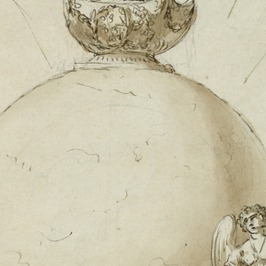 Drawing, Sepulchral Monument for Writer Zacharia, after 1795