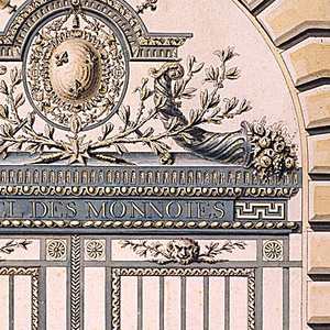 Drawing, Iron Gates of the Mint, Paris, ca. 1776
