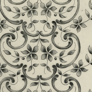 Drawing, Designs for embroidery, ca. 1890