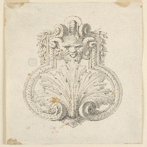 Drawing, Design for a Doorknocker, 18th–19th century