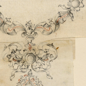 Drawing, Design for pendant of a necklace, ca. 1755