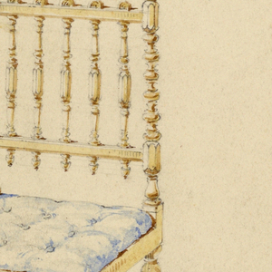 Drawing, Side chair, ca. 1830