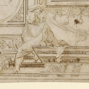 Drawing, Painted Ceiling, ca. 1590