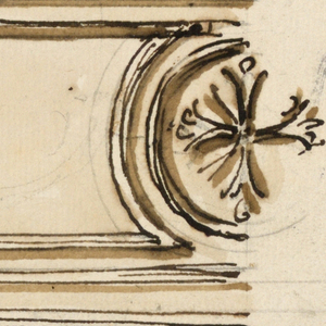 Drawing, Altar mensa
