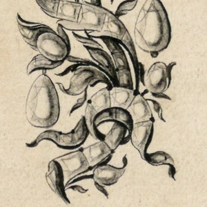Drawing, Design for a brooch, ca. 1765