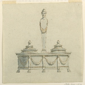 Drawing, Design for an Inkstand, ca. 1815