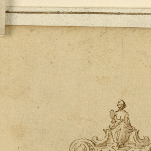 Drawing, Design for Two Brooches Depicting a Man and Woman, 16th century