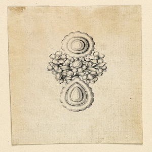 Drawing, Design for an Earring, ca. 1790