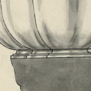 Drawing, Silver bowl, 1840