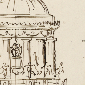 Drawing, Design for a Monument, 18th–19th century
