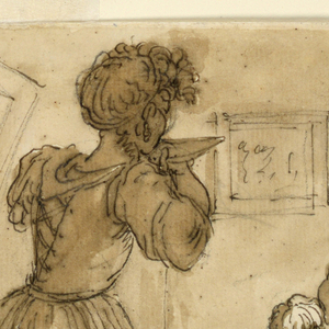 Drawing, Family Eating Melons, ca. 1800
