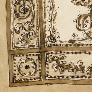 Drawing, Embroidered frontal
