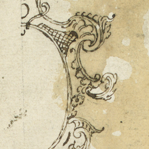 Drawing, Design for a Pediment, 1725–1750