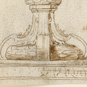 Drawing, Design for Two Candlesticks, 17th–19th century